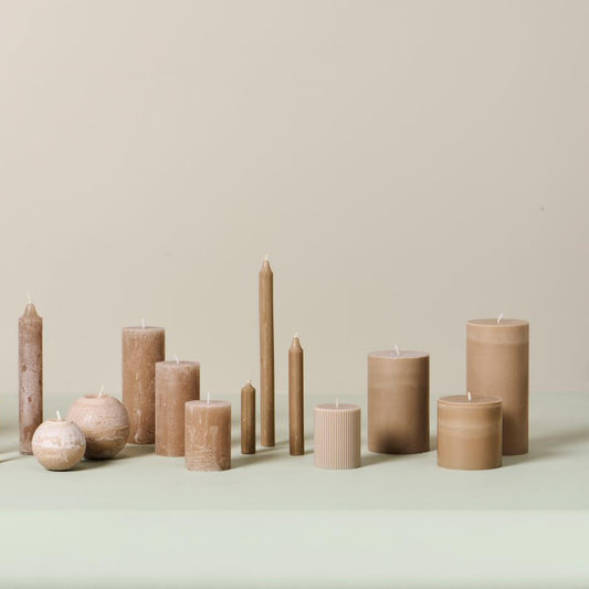 Rustikale Kerze leinen klein - Ib Laursen