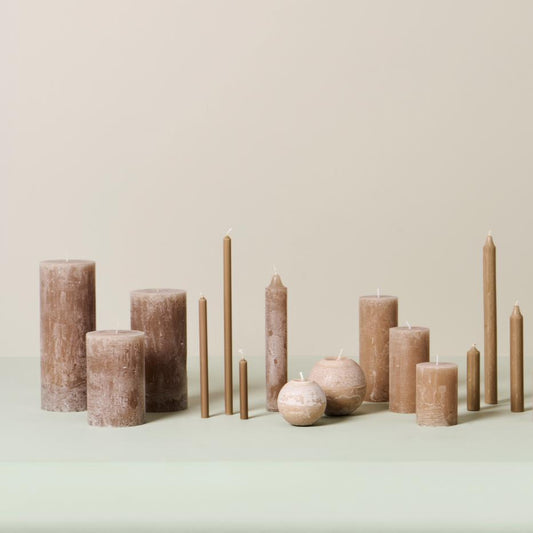 Rustikale Kerze leinen groß - Ib Laursen