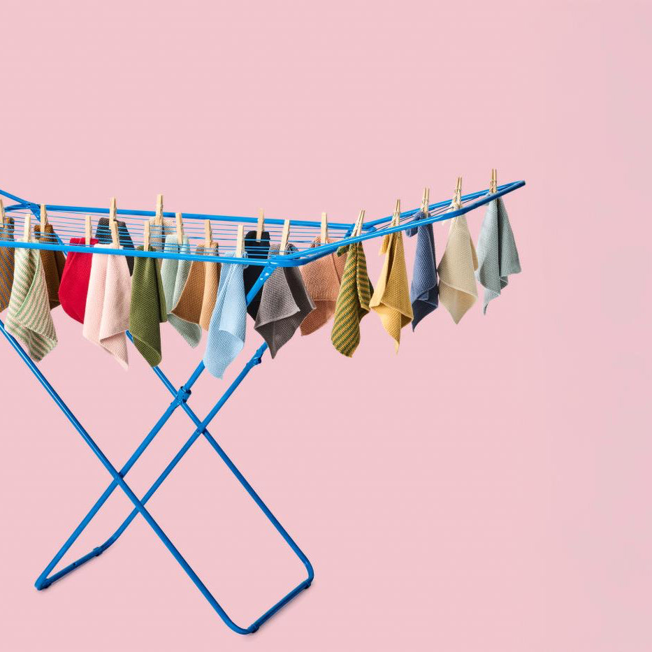 Spüllappen Mynte Wheat Straw gestrickt 2 Stk - Ib Laursen