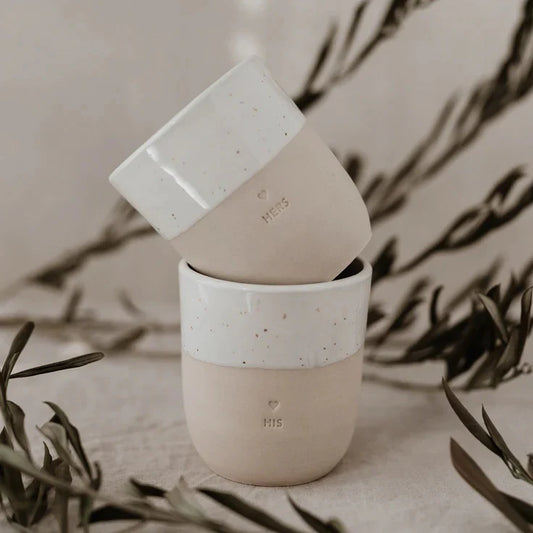 Becher Set: His & Hers von Eulenschnitt