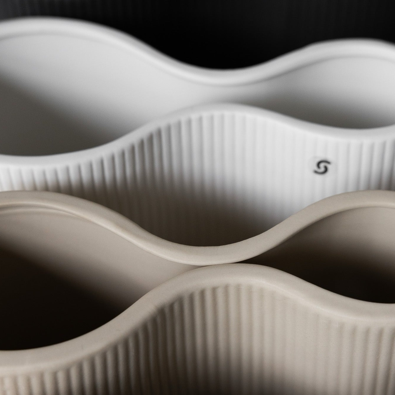 Keramikvase Bunn weiß - Storefactory