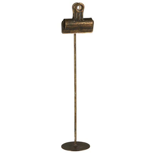 Kartenhalter mit Clips schwarz/goldener Look Brooklyn - Ib Laursen