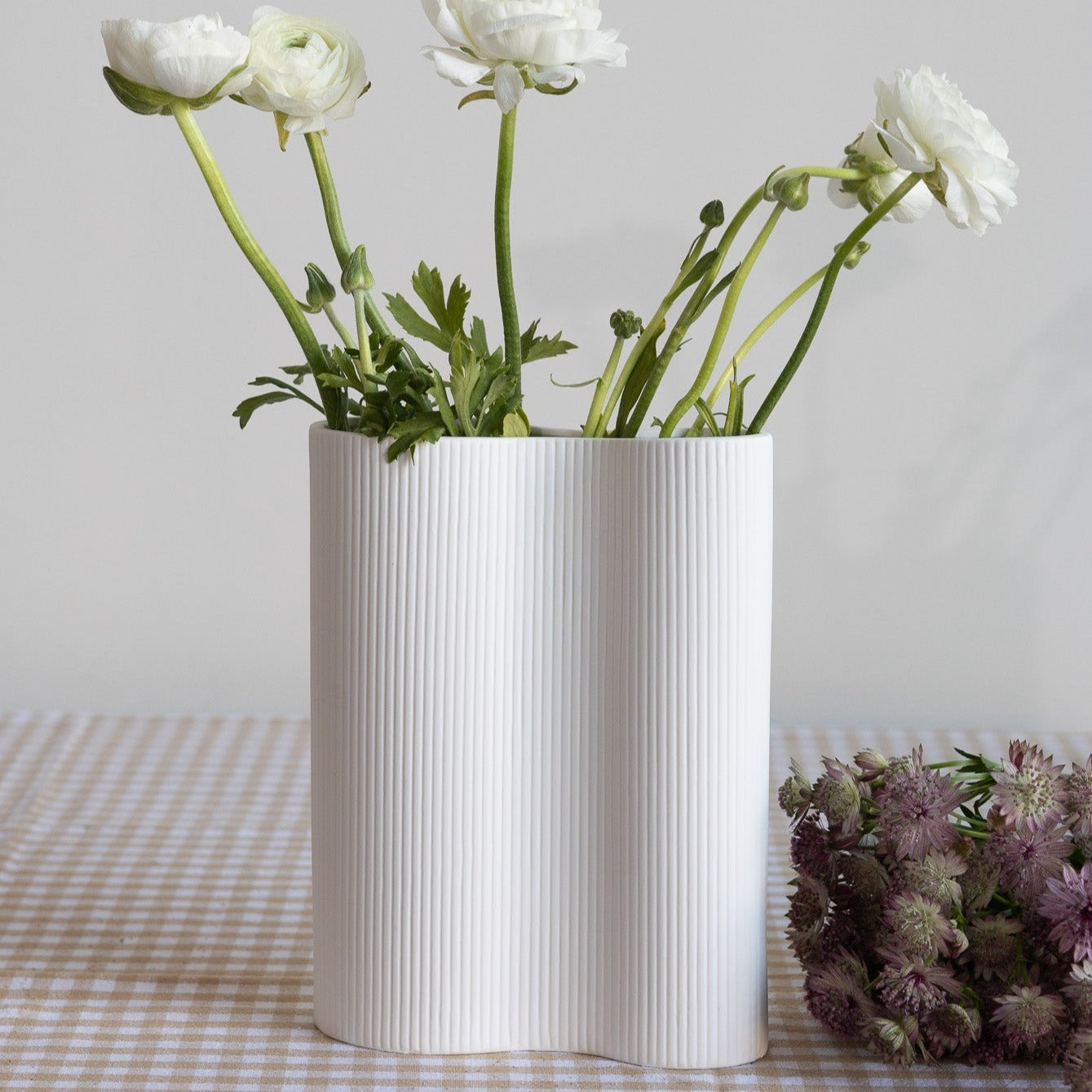 Keramikvase Bunn weiß - Storefactory