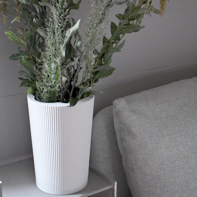 Keramikvase Eksberg weiß - Storefactory