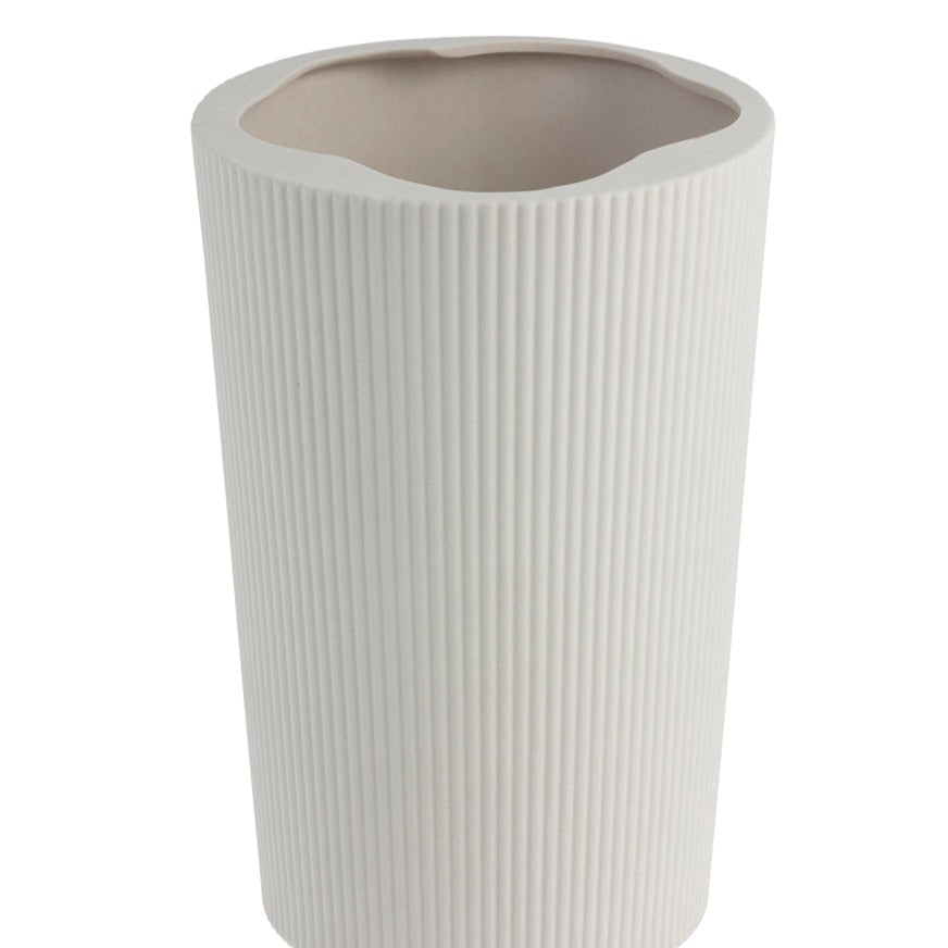 Keramikvase Eksberg weiß - Storefactory