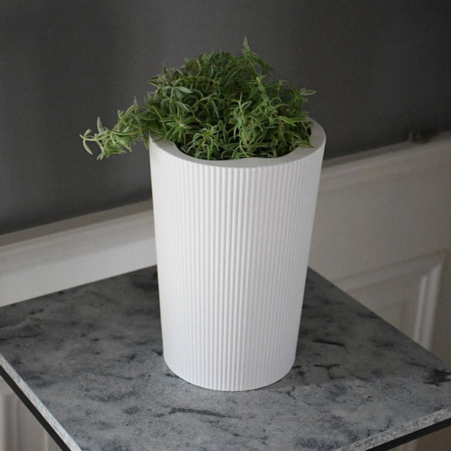 Keramikvase Eksberg weiß - Storefactory