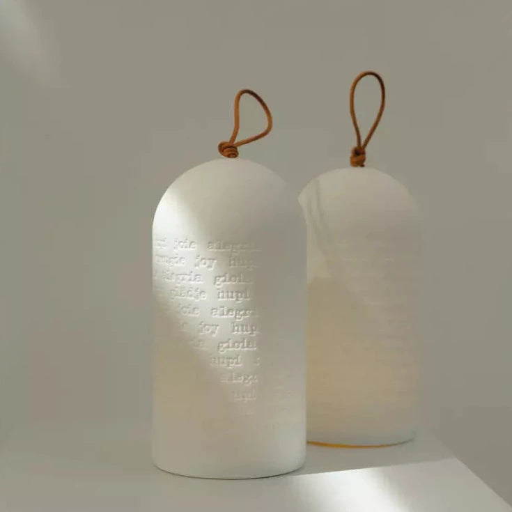 LED Poesielampe "Freude" - Räder