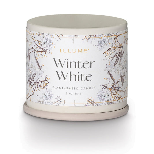 Winter White Demi Vanity Tin Kerze - Bloomingville