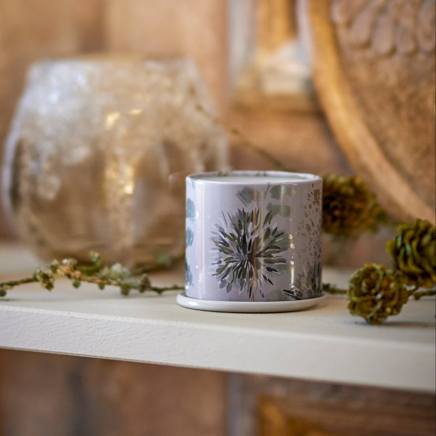 Winter White Demi Vanity Tin Kerze - Bloomingville