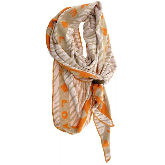 Schal Mae Beige/Orange - LOT83