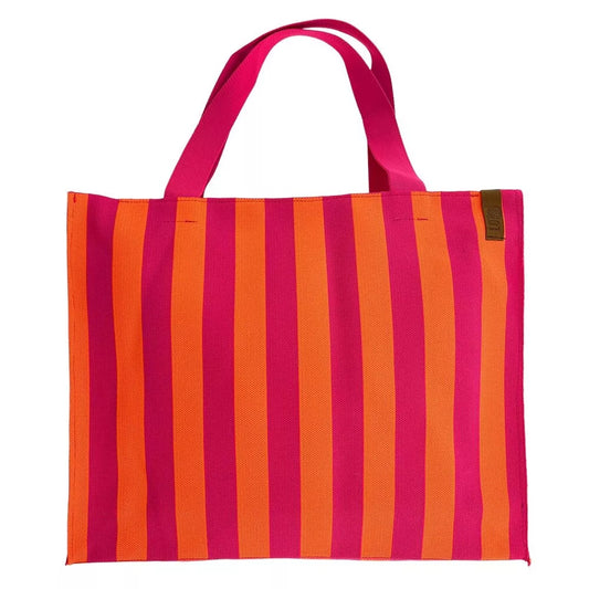 Shopper Lara- Gestreift Orange Pink - LOT83