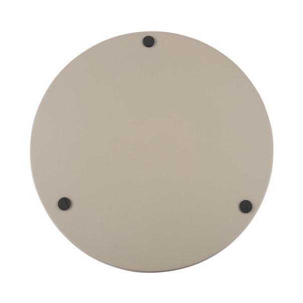 Tablett rund warm grey - Present Time