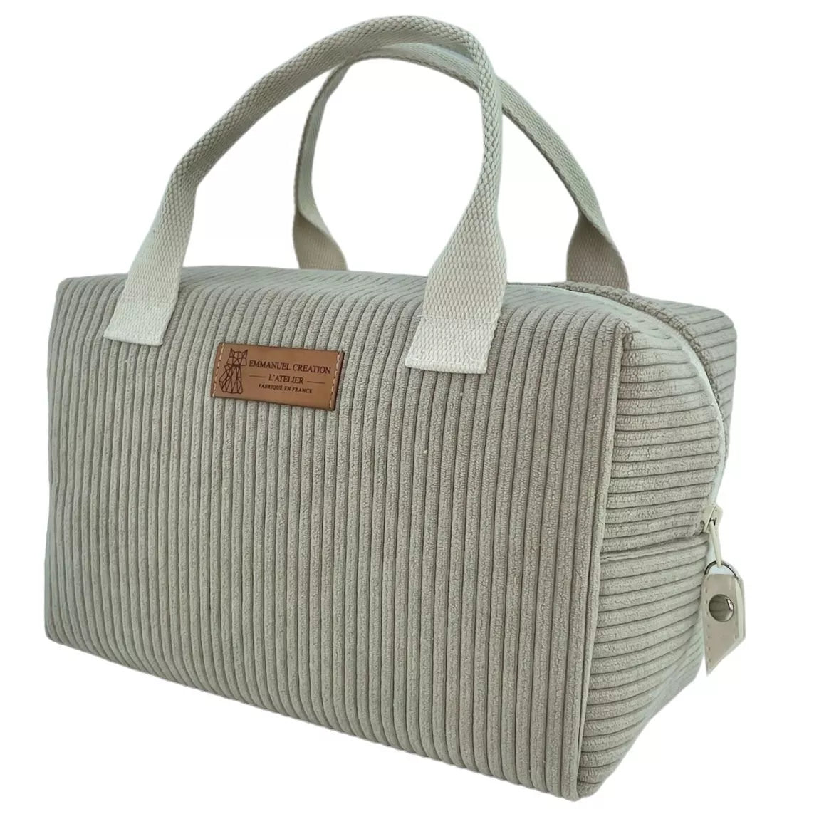 Isoliertasche Ice Cube S, „Corduroy“ taupe - Emmanuel création