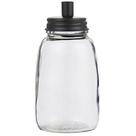 Kerzenhalter für dünne Kerzen Metalldeckel schwarz- Ib Laursen