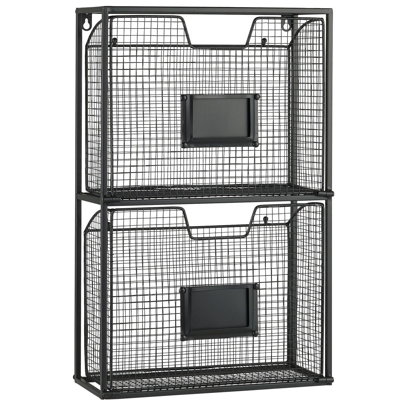 Zeitschriftenhalter für Wand mit 2 Fächern - Ib Laursen