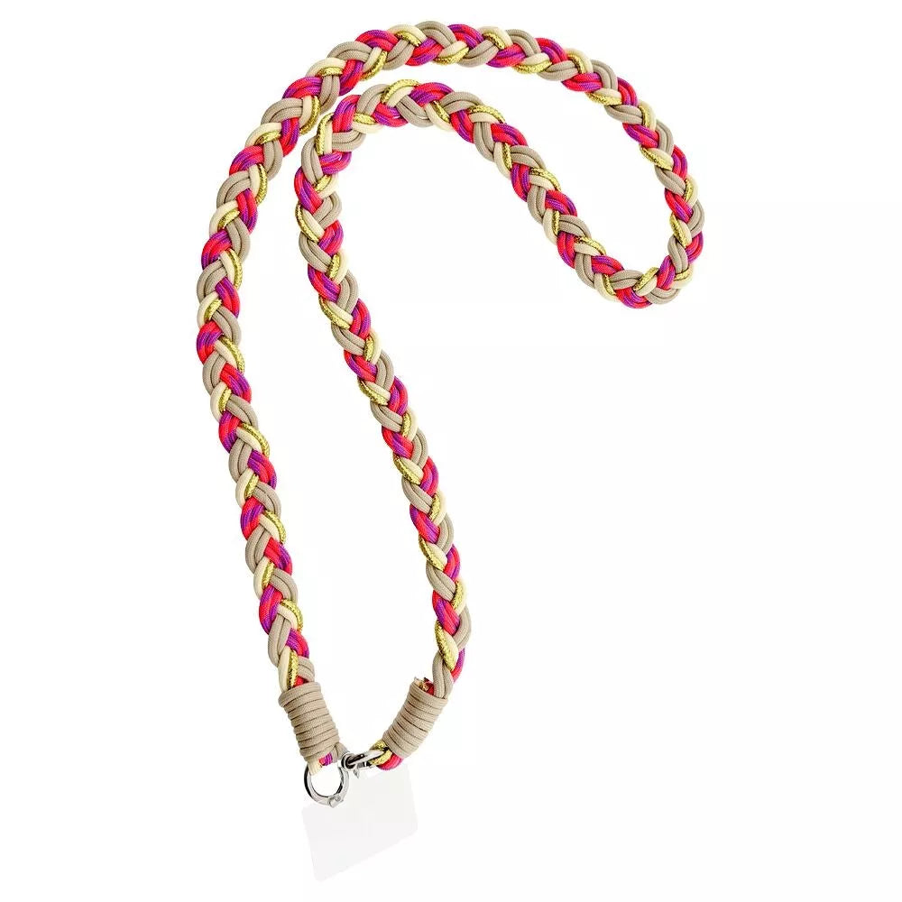 Handykette lang - Pink/Beige - LOT83