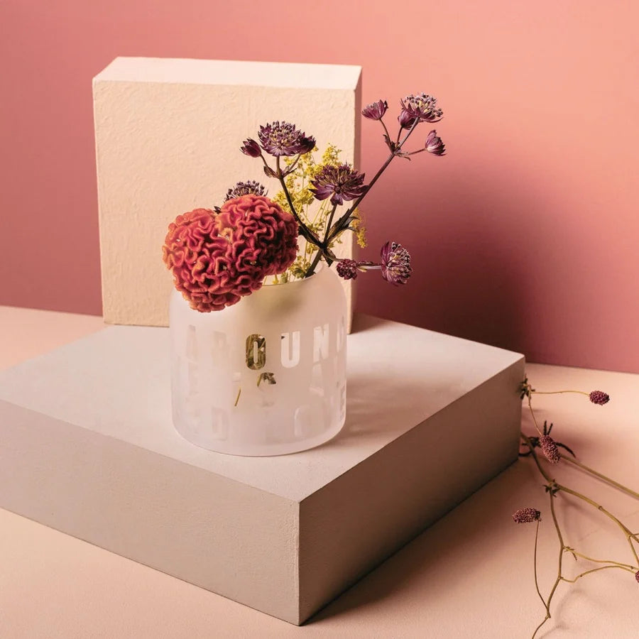 Vase "Lass die Seele baumeln" - Räder