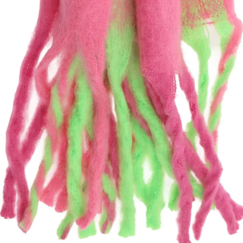 Schal Mandy Rosa/Grün - LOT83