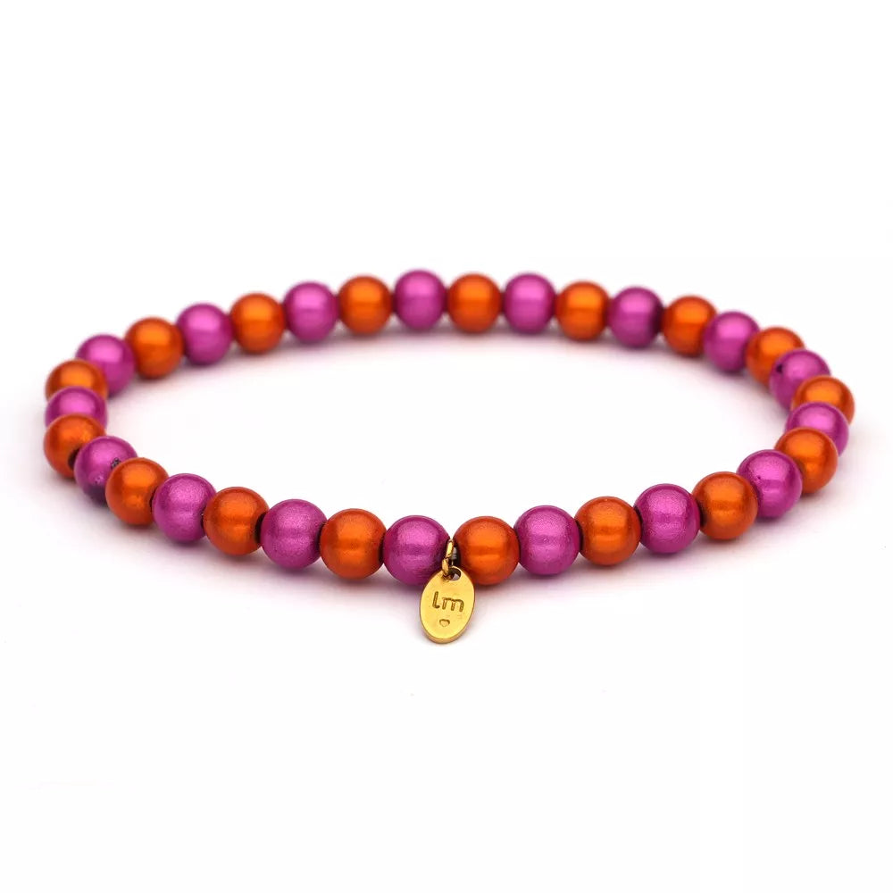 LizzyMae Armband Orange Fuchsia - Lot83