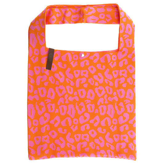 Shopper Lois - Leo Muster Orange Rosa - LOT83