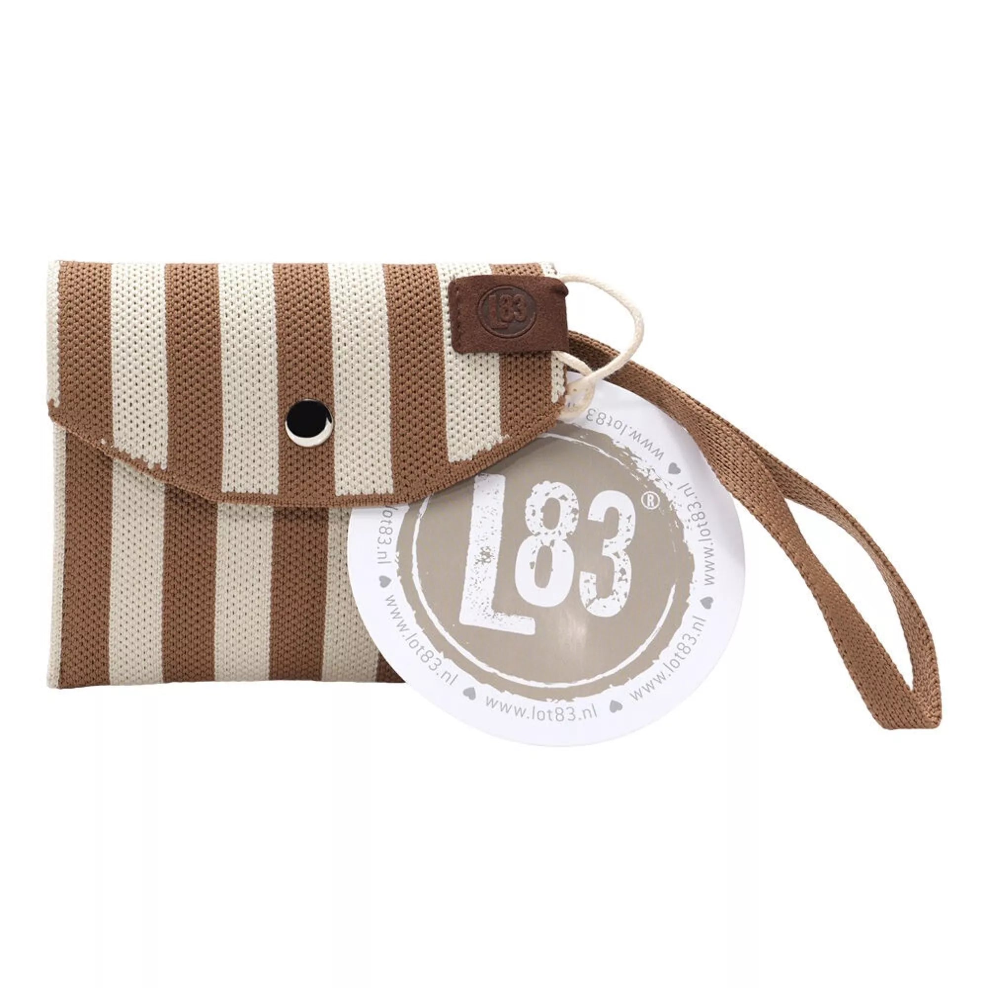 Gewebte Geldbörse Julia Beige/Taupe - LOT83