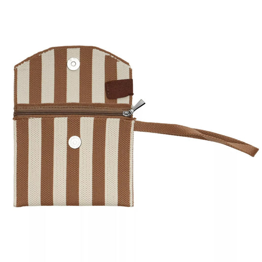 Gewebte Geldbörse Julia Beige/Taupe - LOT83