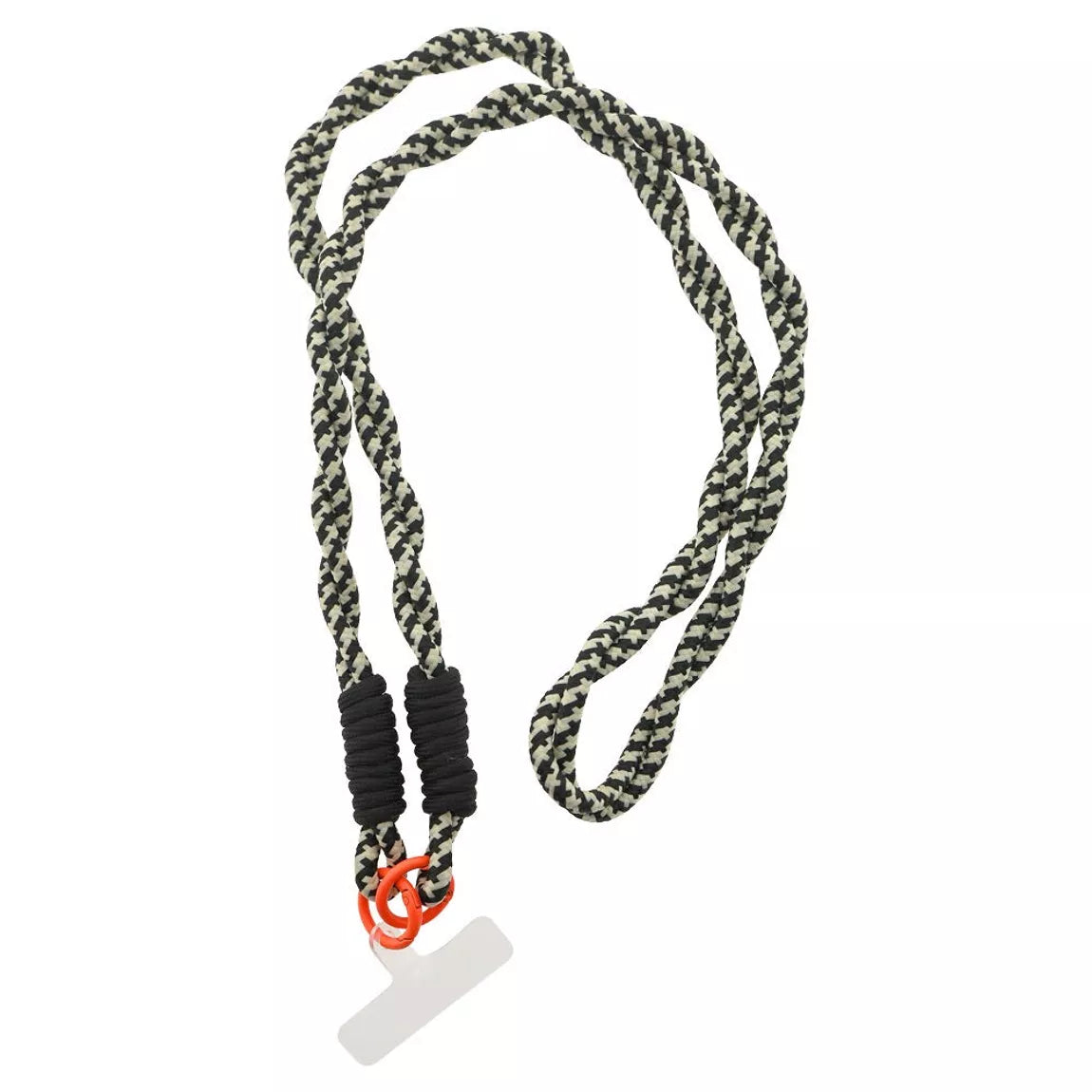 Handykette lang - Schwarz/Weiß - LOT83