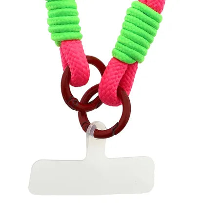 Handykette kurz - Pink/Grün - LOT83