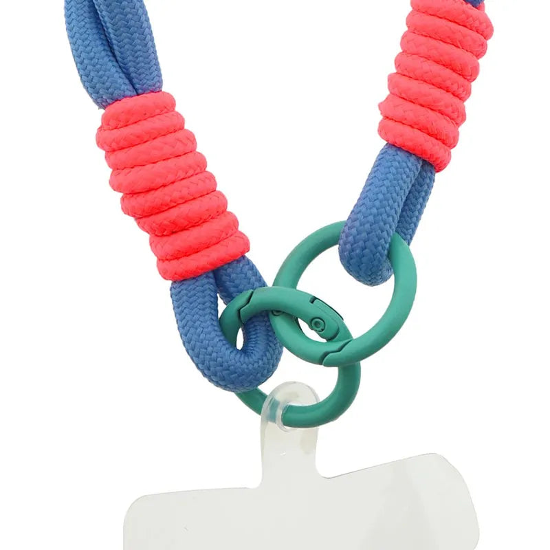 Handykette kurz - Blau/Pink - LOT83