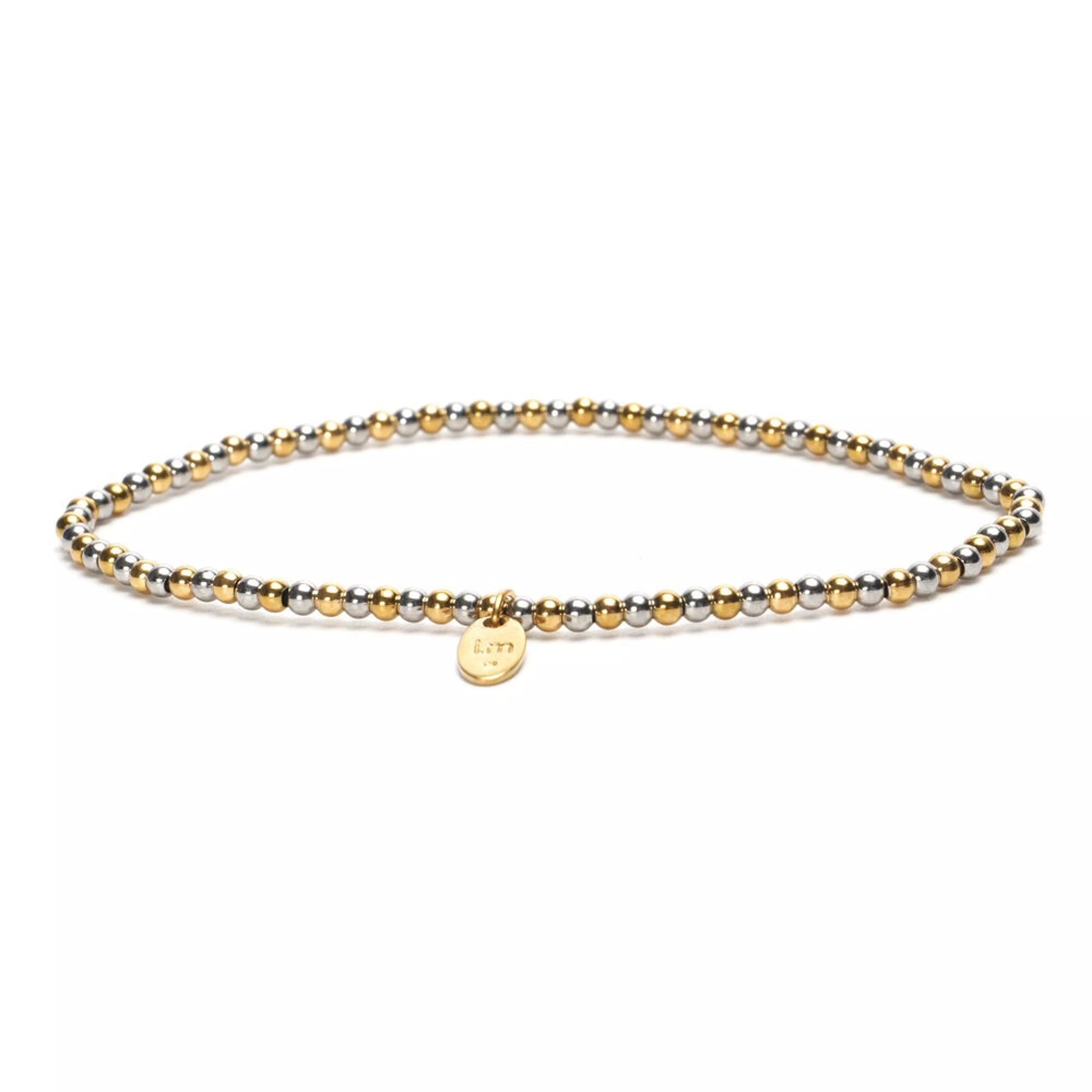 LizzyMae Armband stainless steel - Gold/Silber 5mm - Lot83