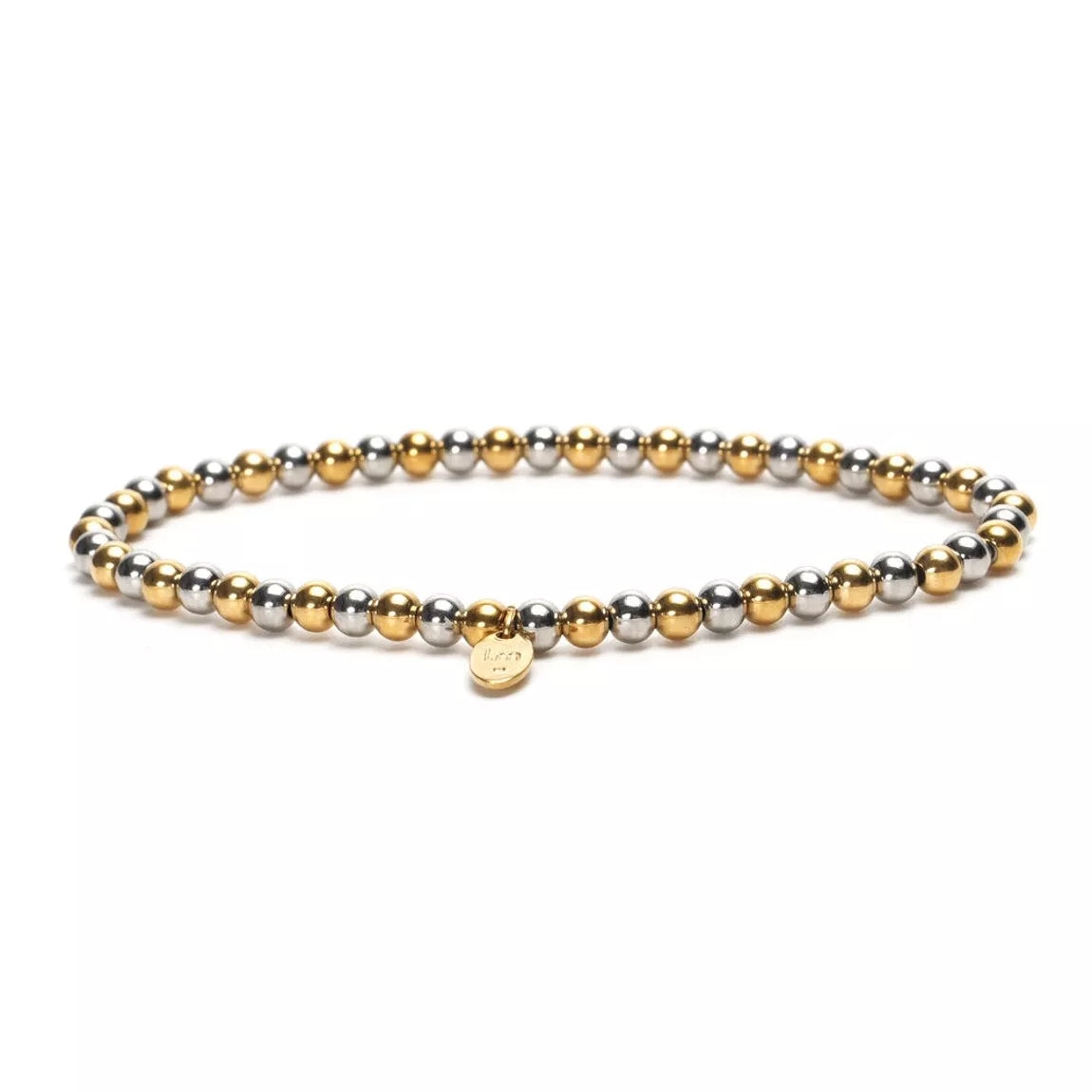 LizzyMae Armband Emaille 4mm - Gold/ Silber - Lot83