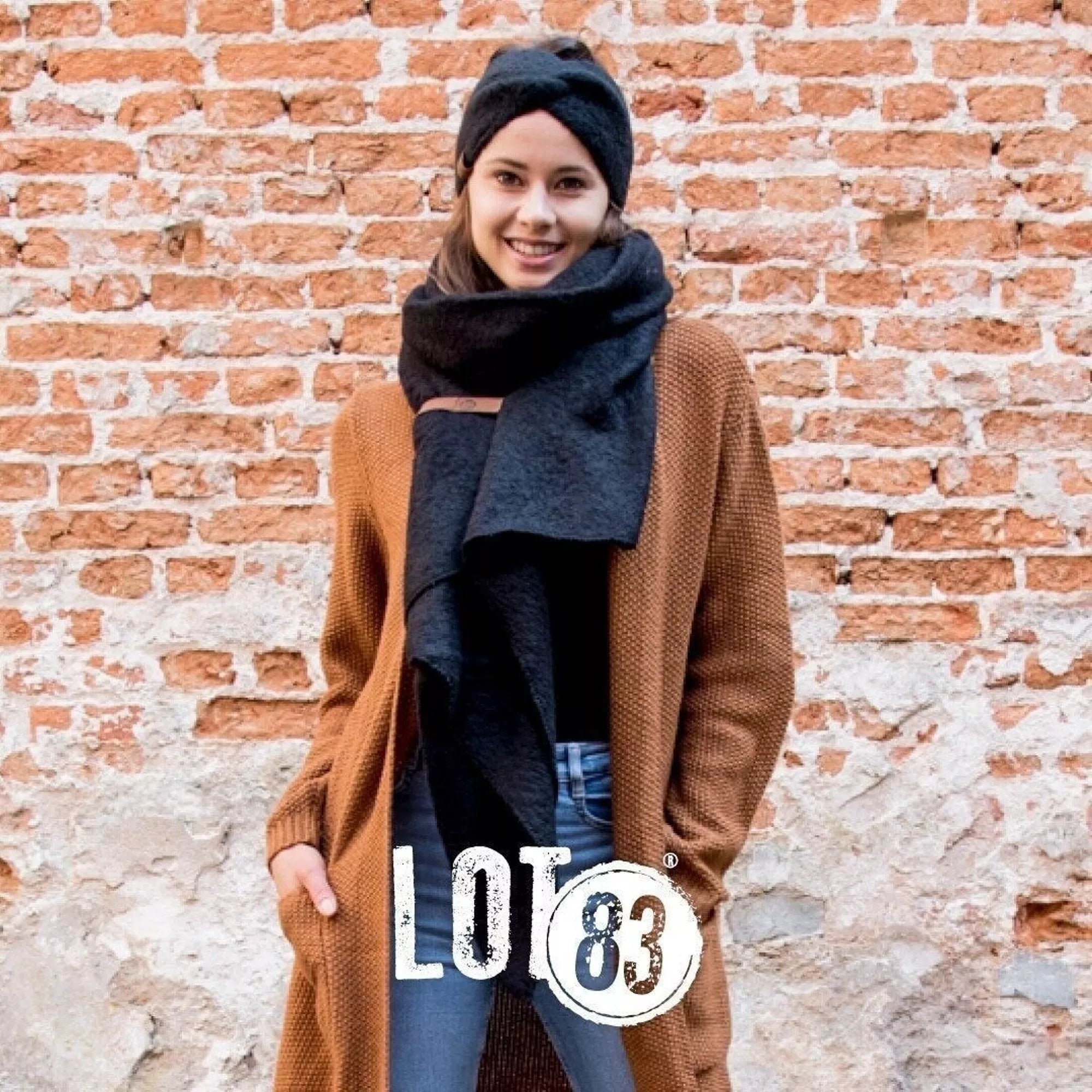 Schal Fem Schwarz - LOT83