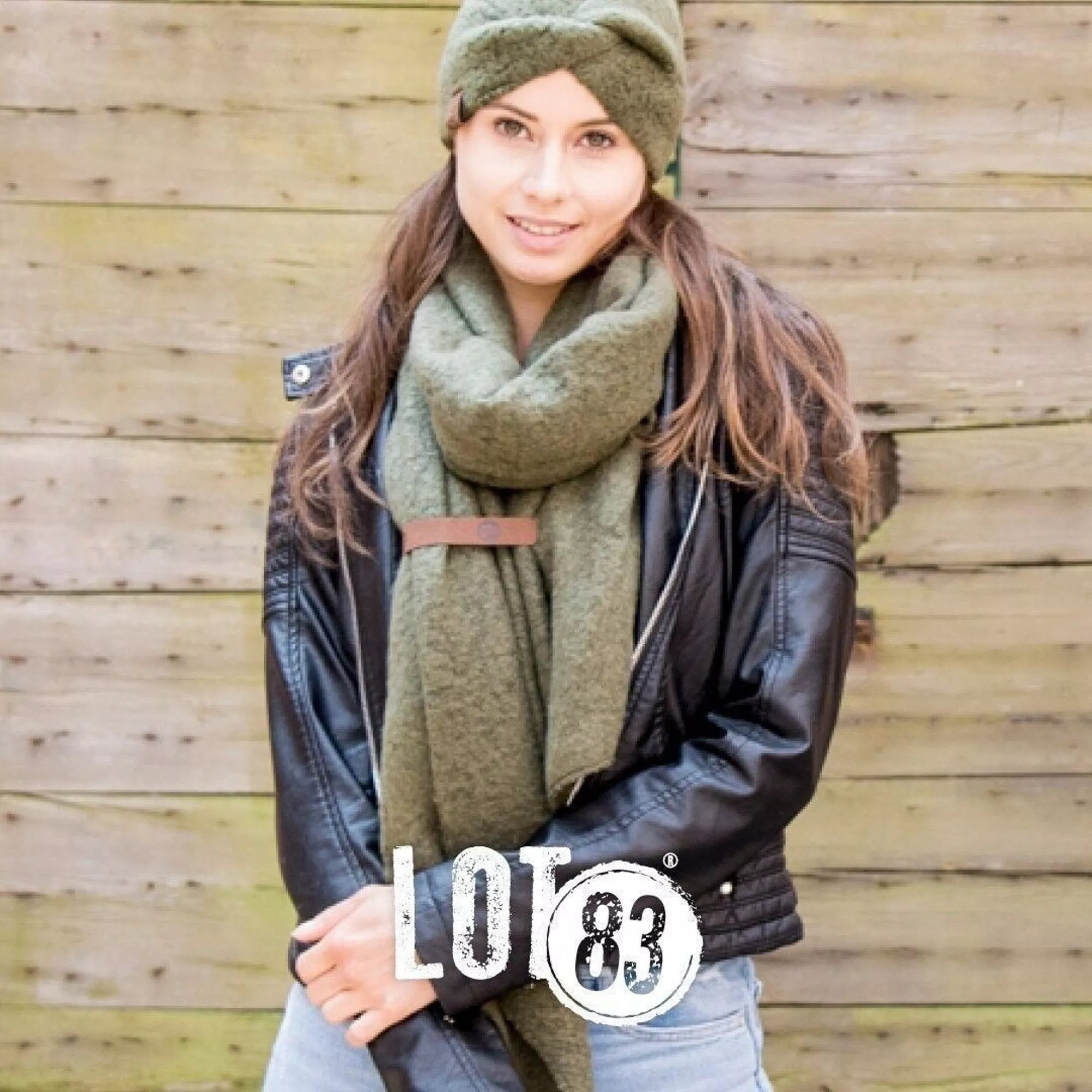 Schal Fem Khaki - LOT83