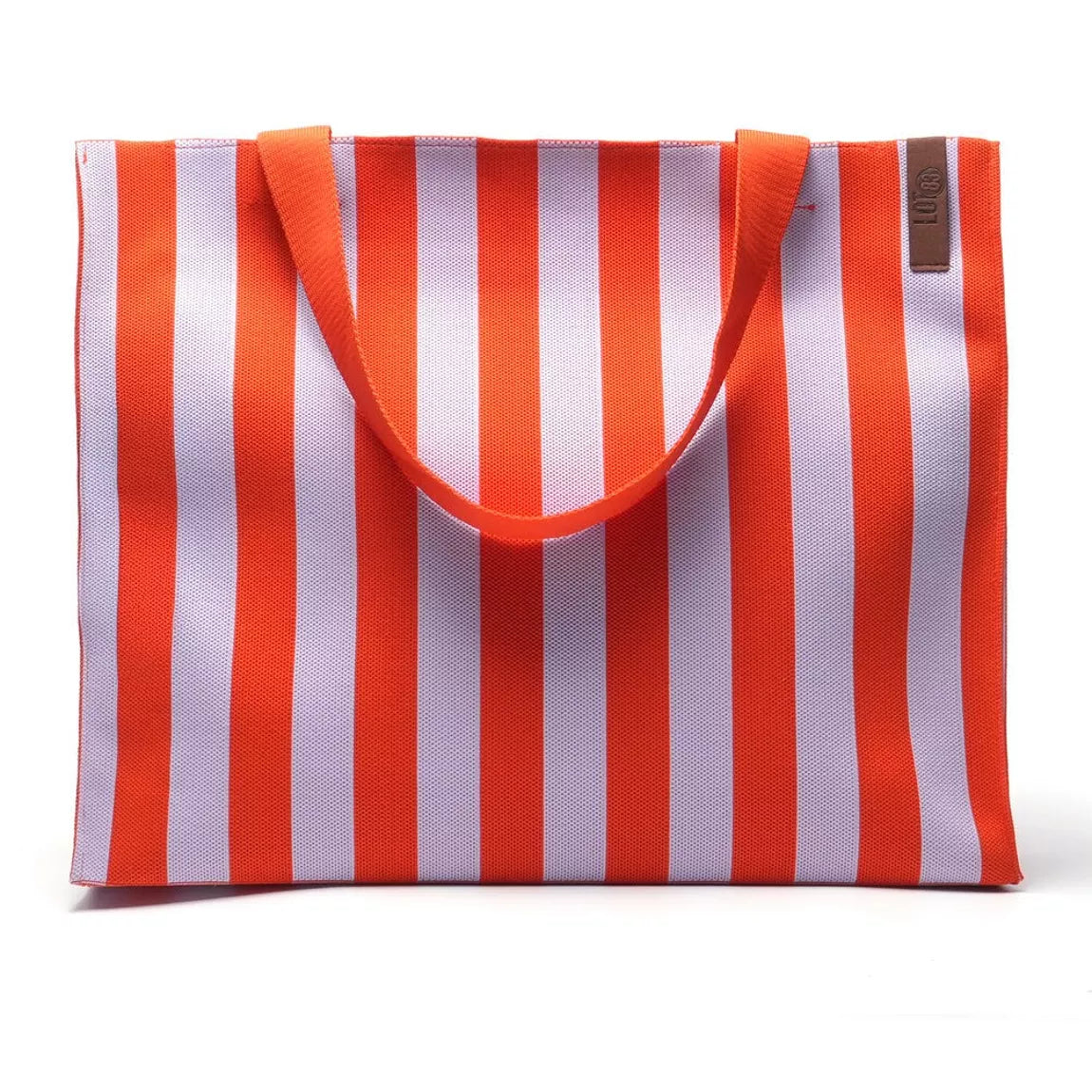 Shopper Lara- Gestreift Orange Flieder - LOT83