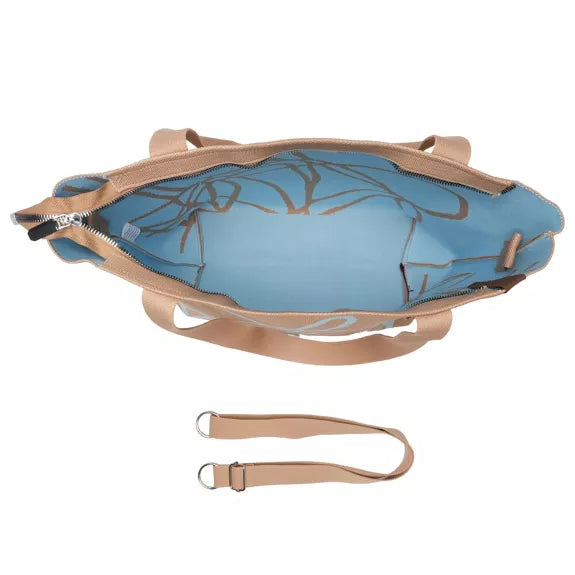 Tasche Mara Blau/Beige - LOT83