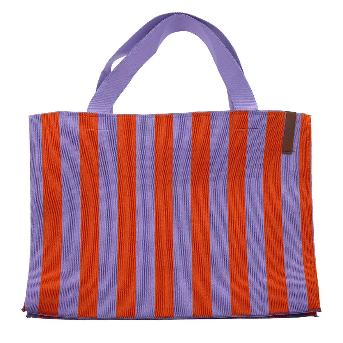 Shopper Lara- Gestreift Lila Orange - LOT83
