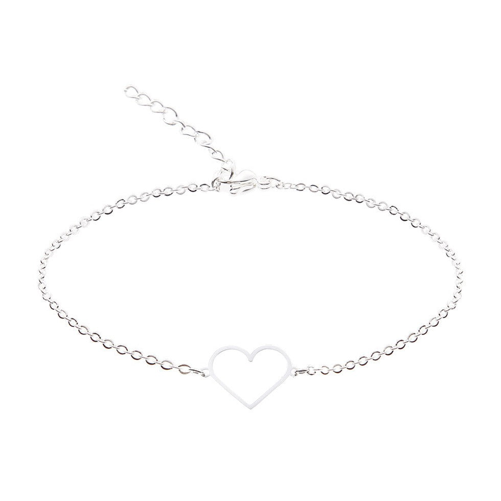 Armband - Herz silber