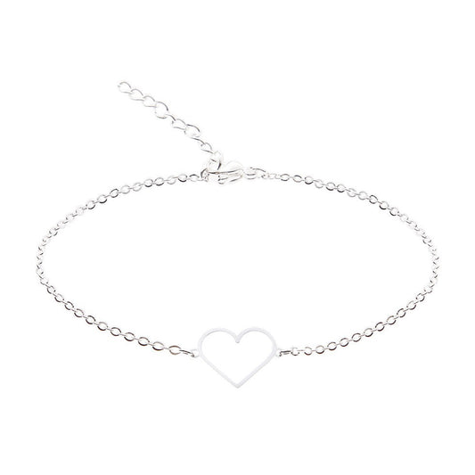 Armband - Herz silber