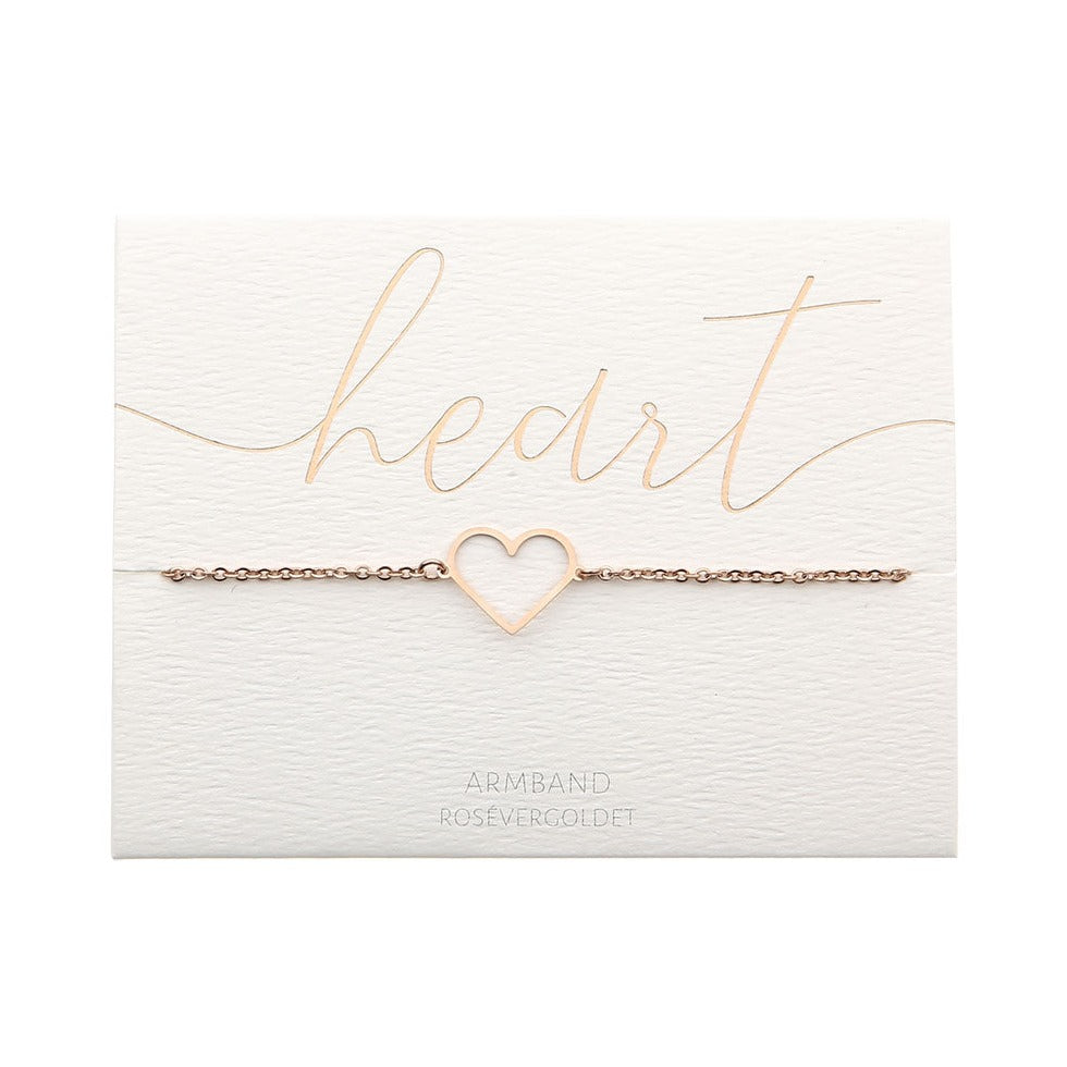 Armband  - Herz roségold