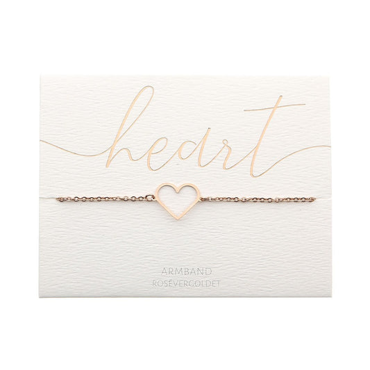 Armband  - Herz roségold