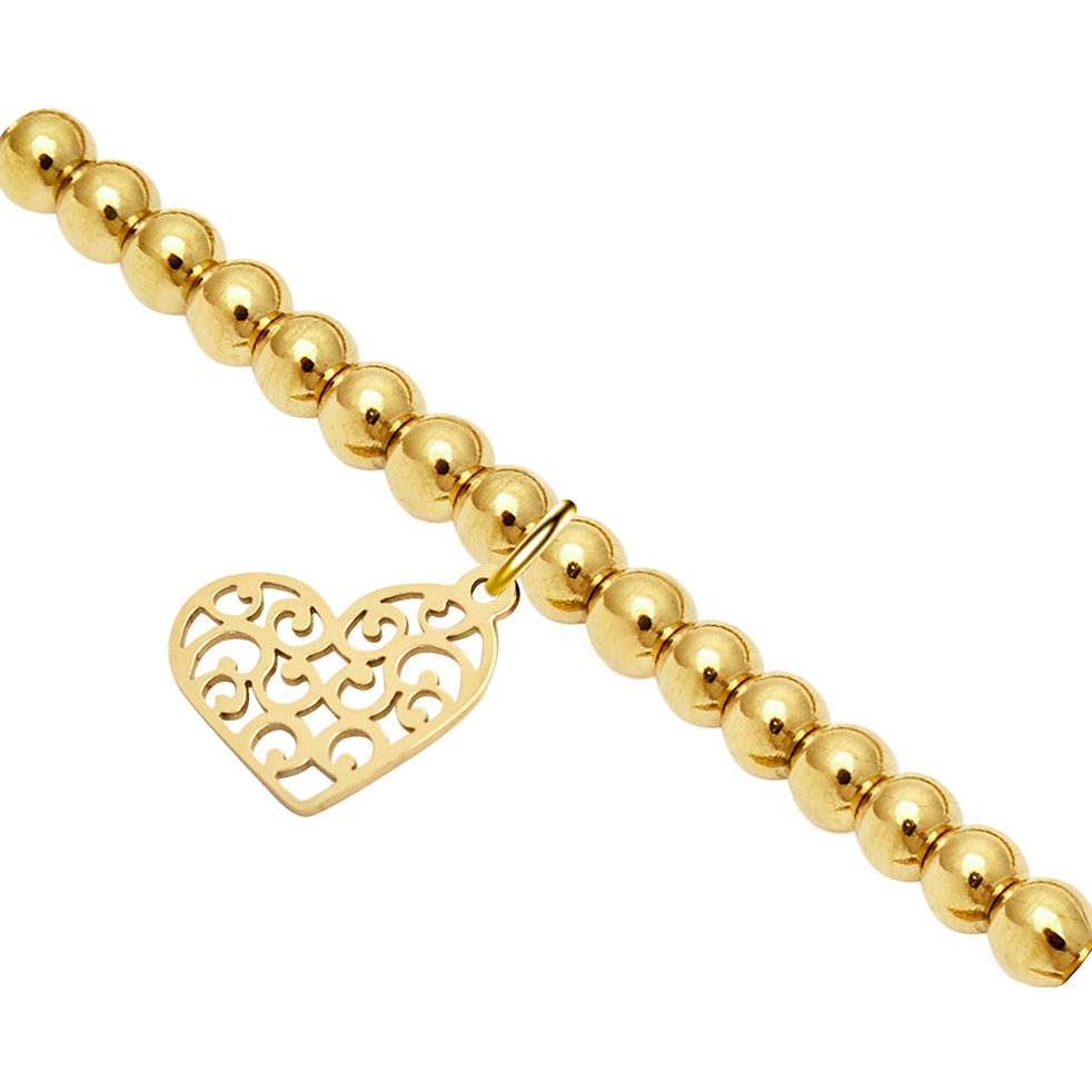 Kugelarmband - "Pretty you" - Herz