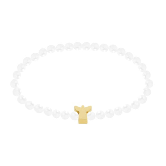 Armband - "New Wonderful Moments" - vergoldet - Schutzengel