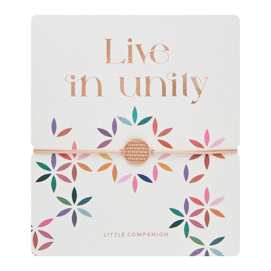 Armband - "little companion“ - rosévergoldet - Blume des Lebens