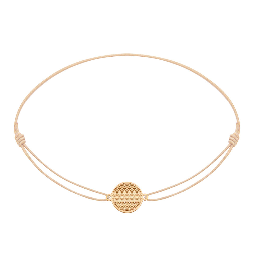 Armband - "little companion“ - rosévergoldet - Blume des Lebens
