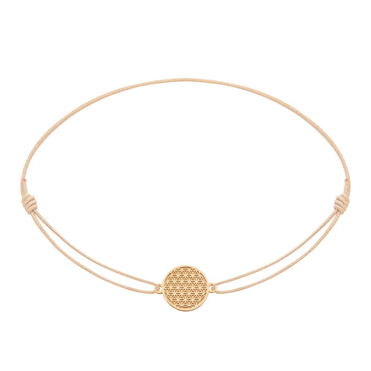 Armband - "little companion“ - rosévergoldet - Blume des Lebens