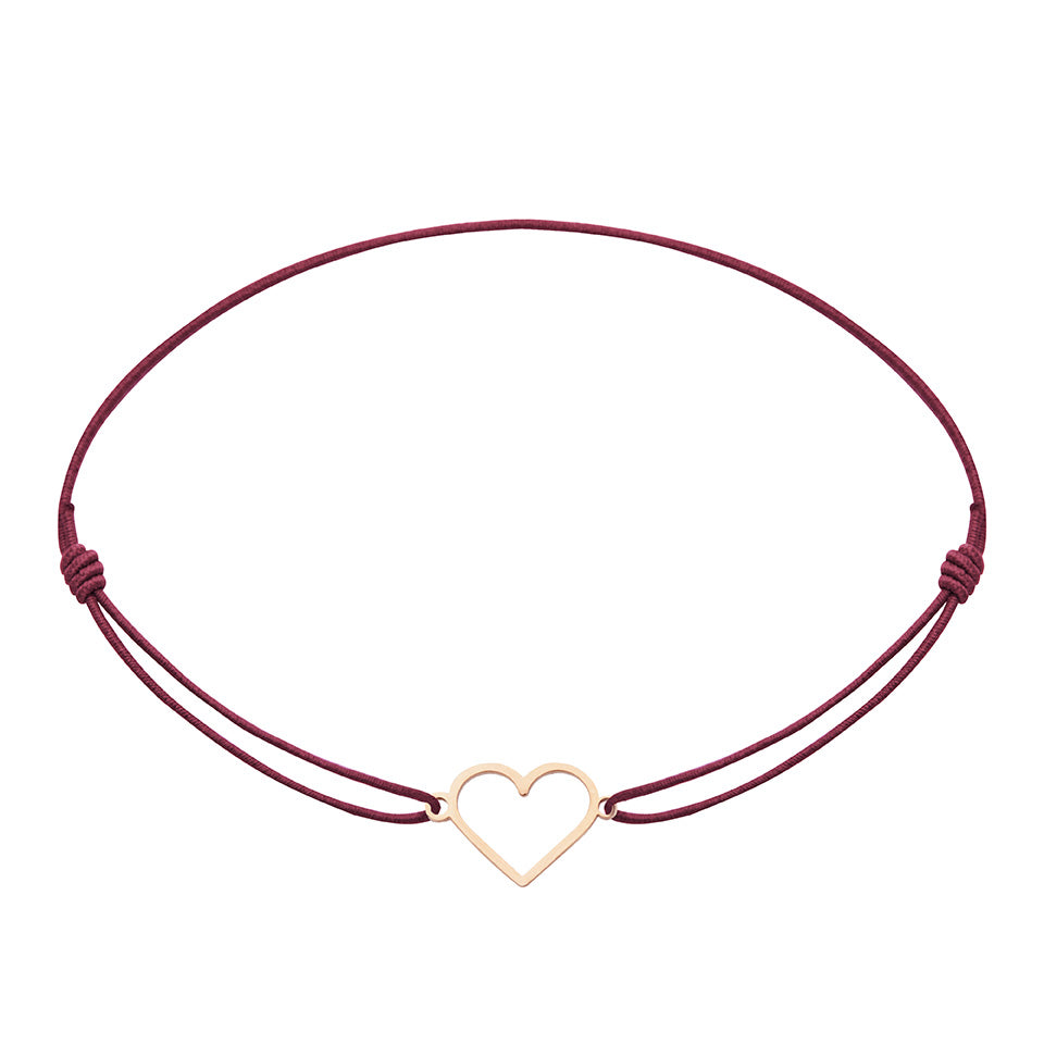 Armband - "little companion“ - rosévergoldet - Herz