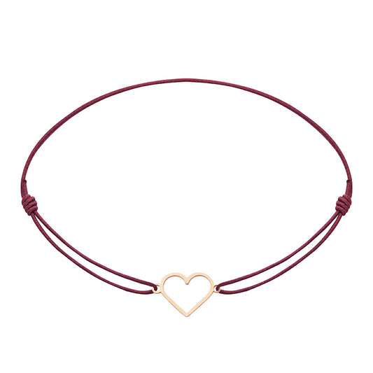 Armband - "little companion“ - rosévergoldet - Herz