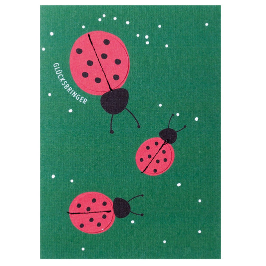 Faltkarte "Glücksbringer" - Räder