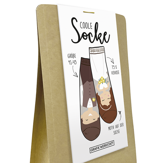 Coole Socke Brautpaar Größe 41-45