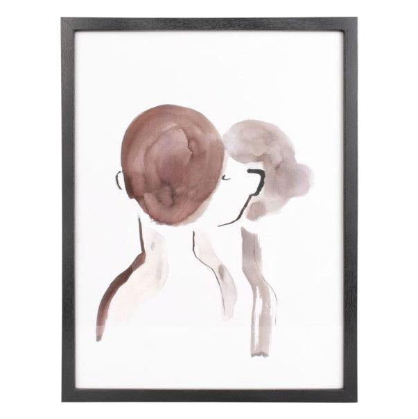 Wandbild Kiss XL - Present Time